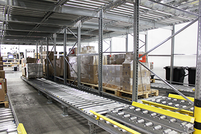 Pallet flow Pallet flow